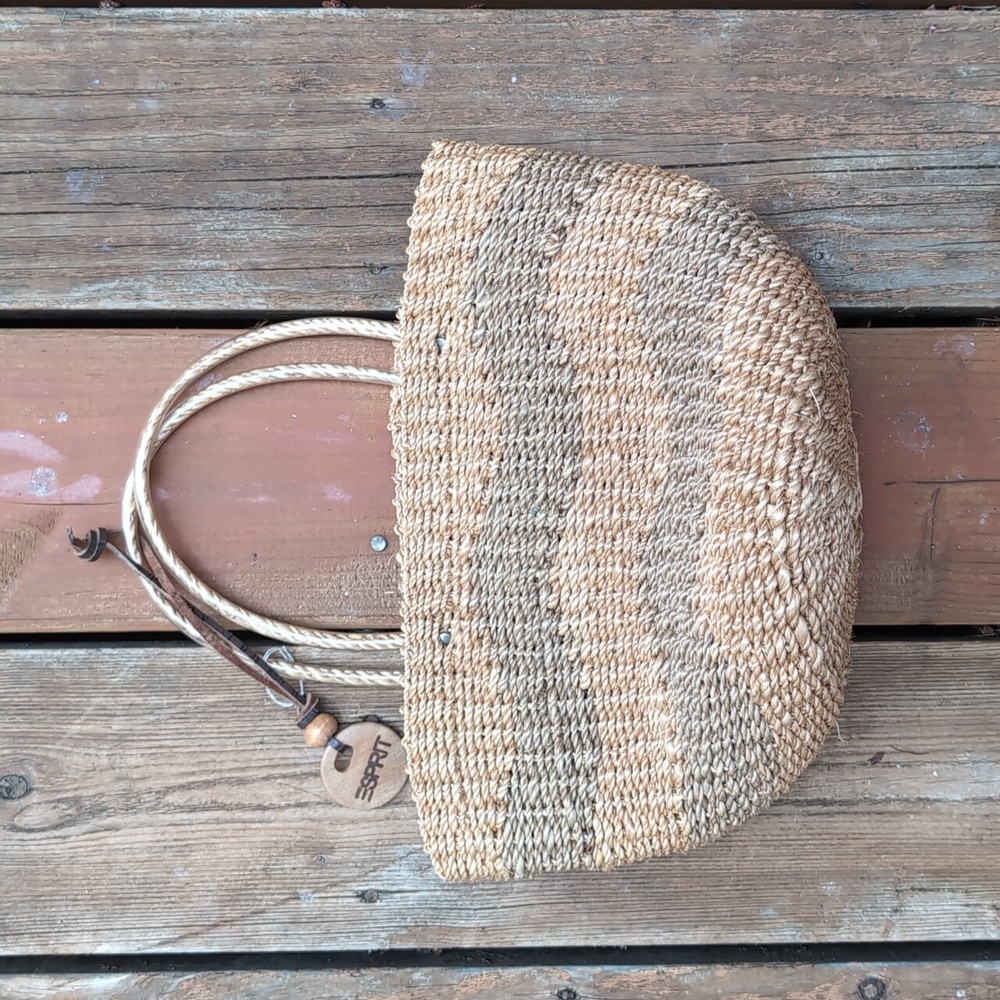 Vintage Small Woven Handbag by Espirit